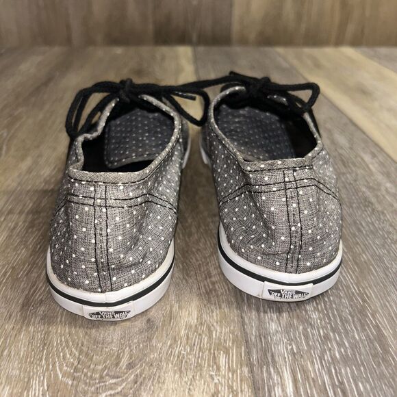 Vans Womens US Size 7 Gray Polka Dot Low Top Lace Up Canvas Sneaker Shoes TB4R - Picture 7 of 11